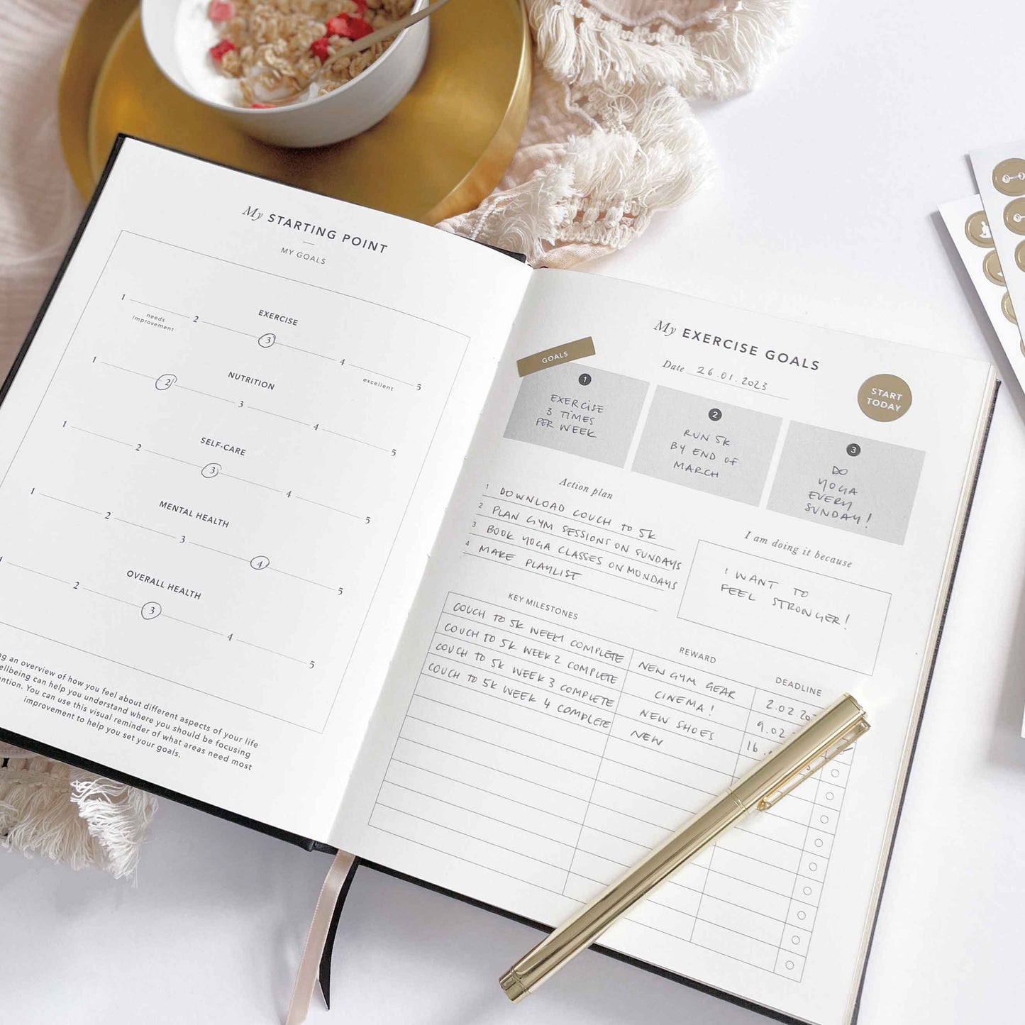 My Daily Fitness Planner - Workout and Meal Planner (Curve)