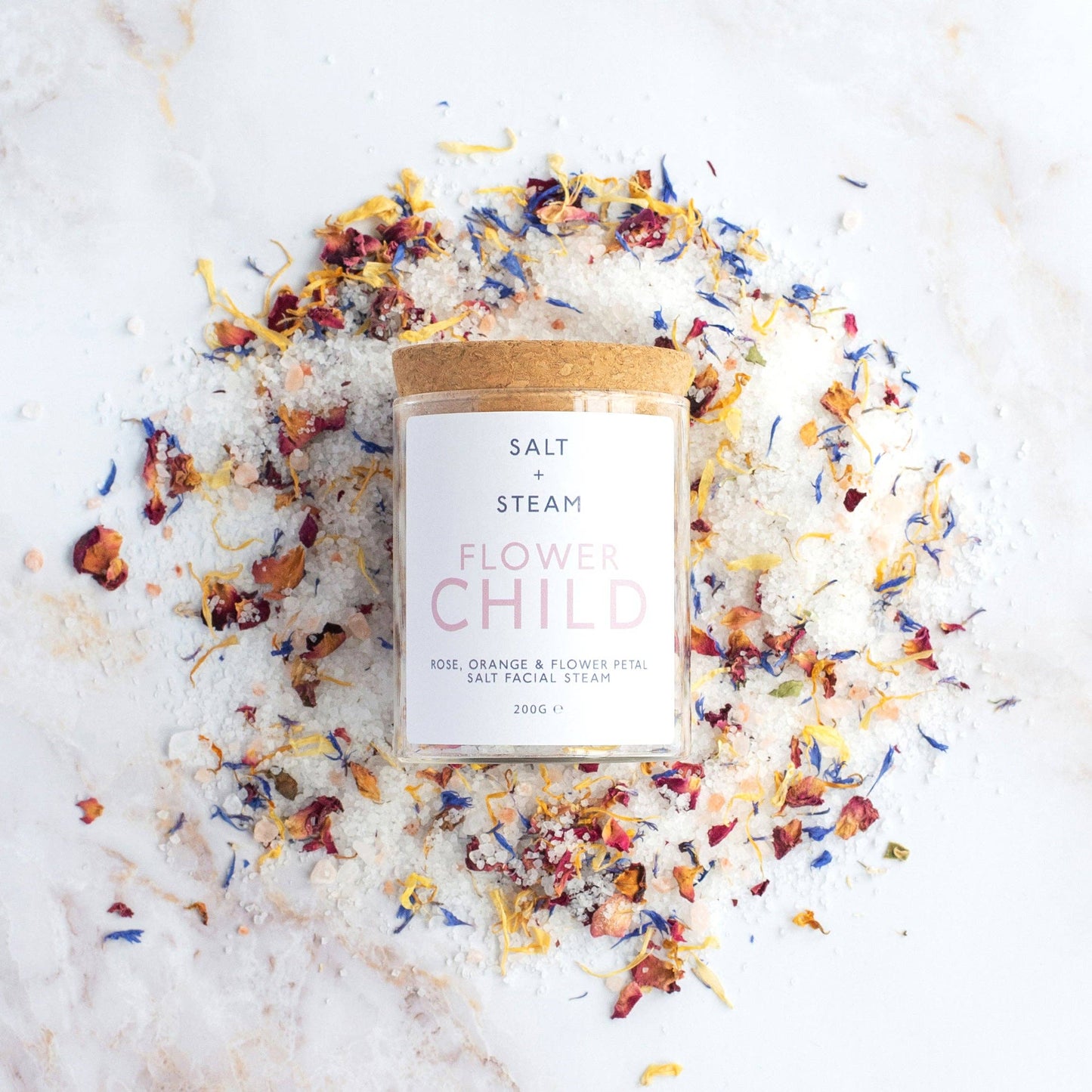 Flower Child - Rose & Orange Facial Steam 200g