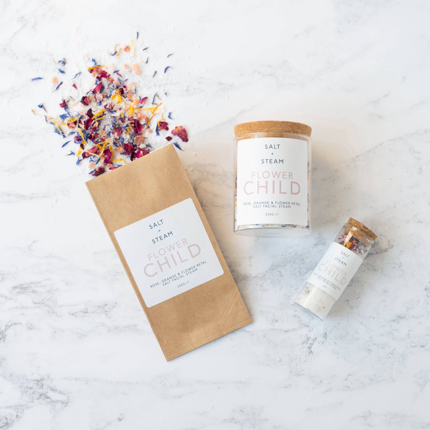 Flower Child - Rose & Orange Facial Steam 200g