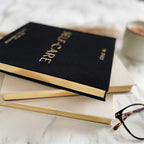 My Daily Self-Care - Gratitude& Reflection journal - Black