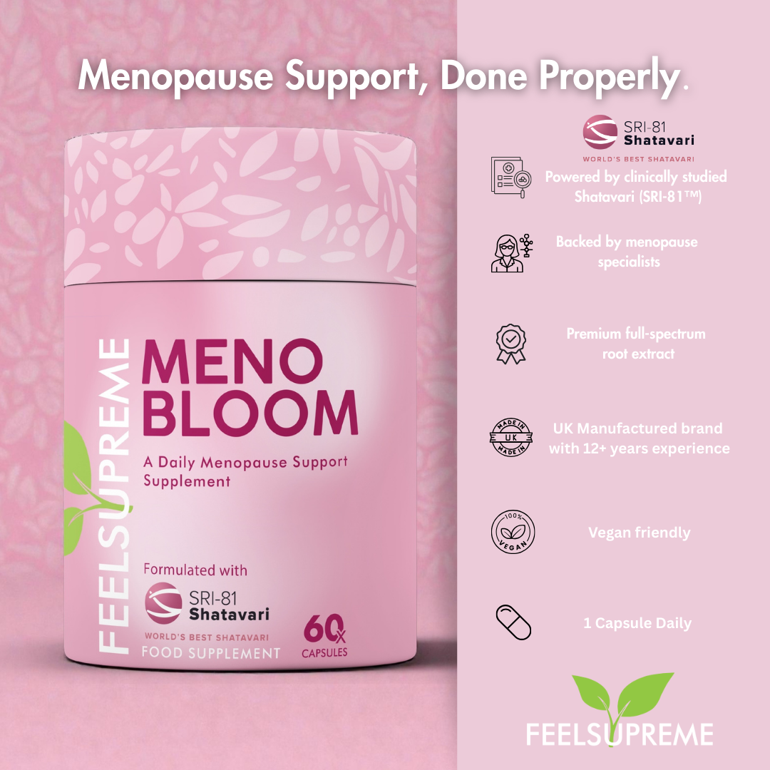 Meno Bloom - Menopause Support Supplement for Hormonal Balance