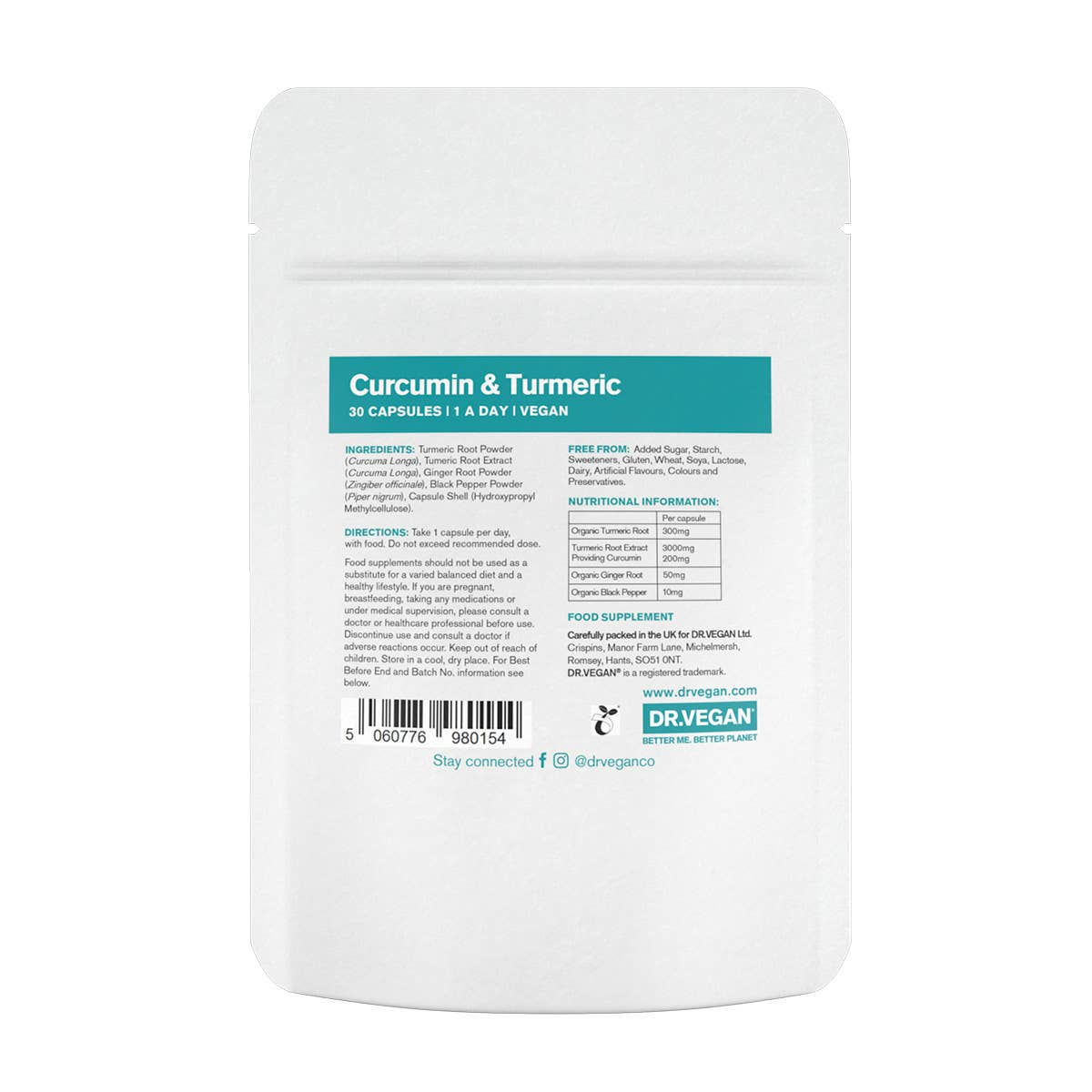 Curcumin & Turmeric - 30 Capsules