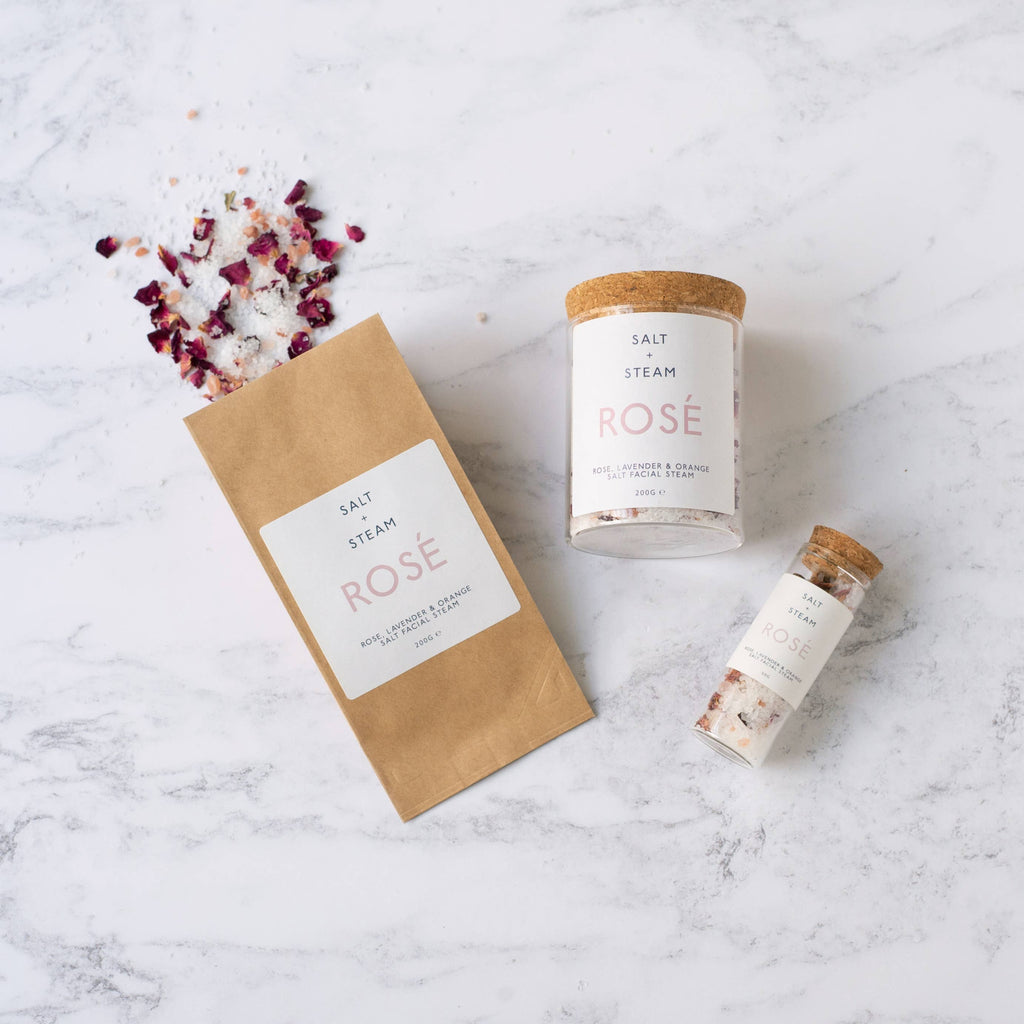 Rosé Facial Steam - Rose, Lavender & Orange  - 200g
