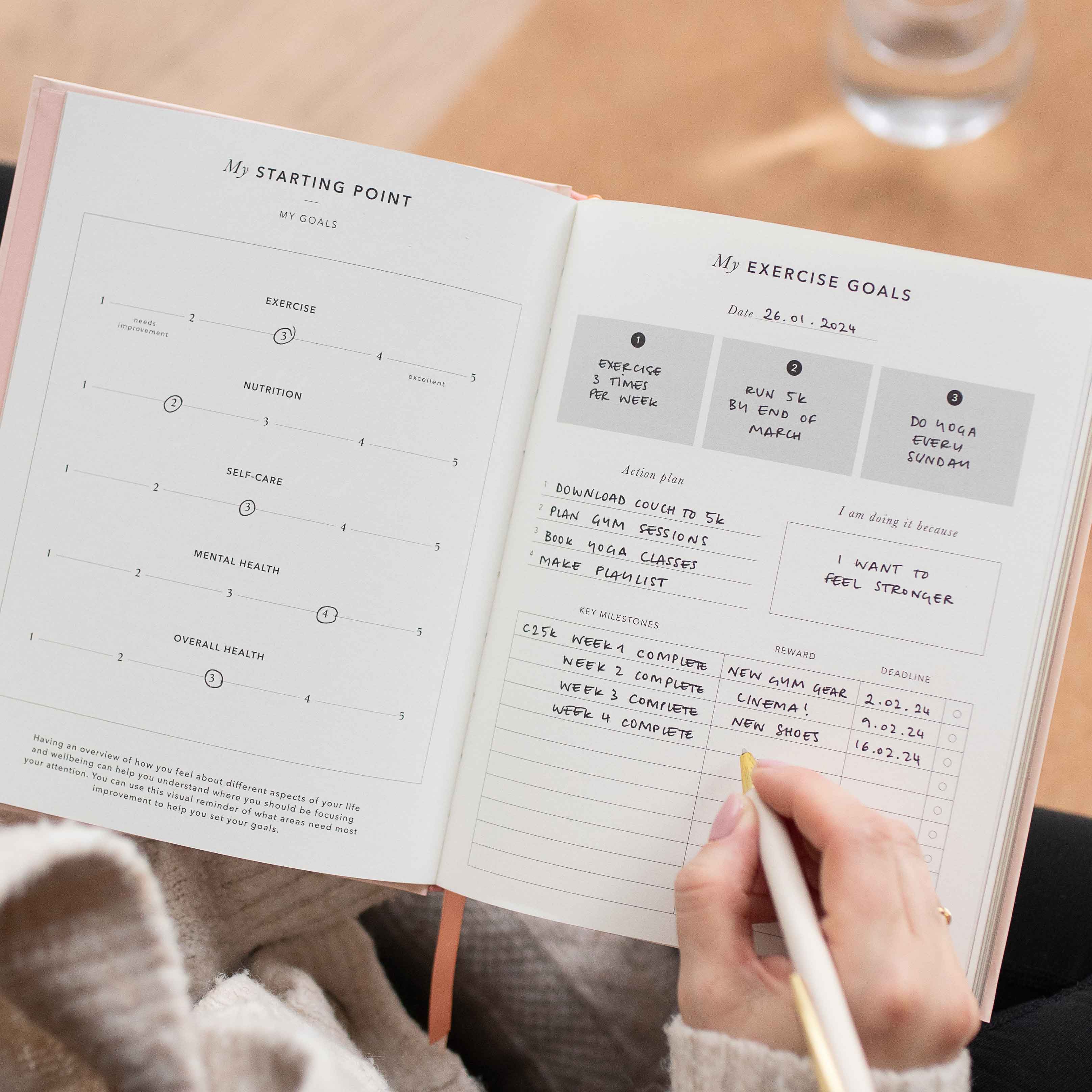 My Daily Fitness Planner -  Workout and Meal Planner - Curve
