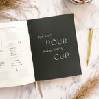 My Daily Self-Care - Gratitude& Reflection journal - Black