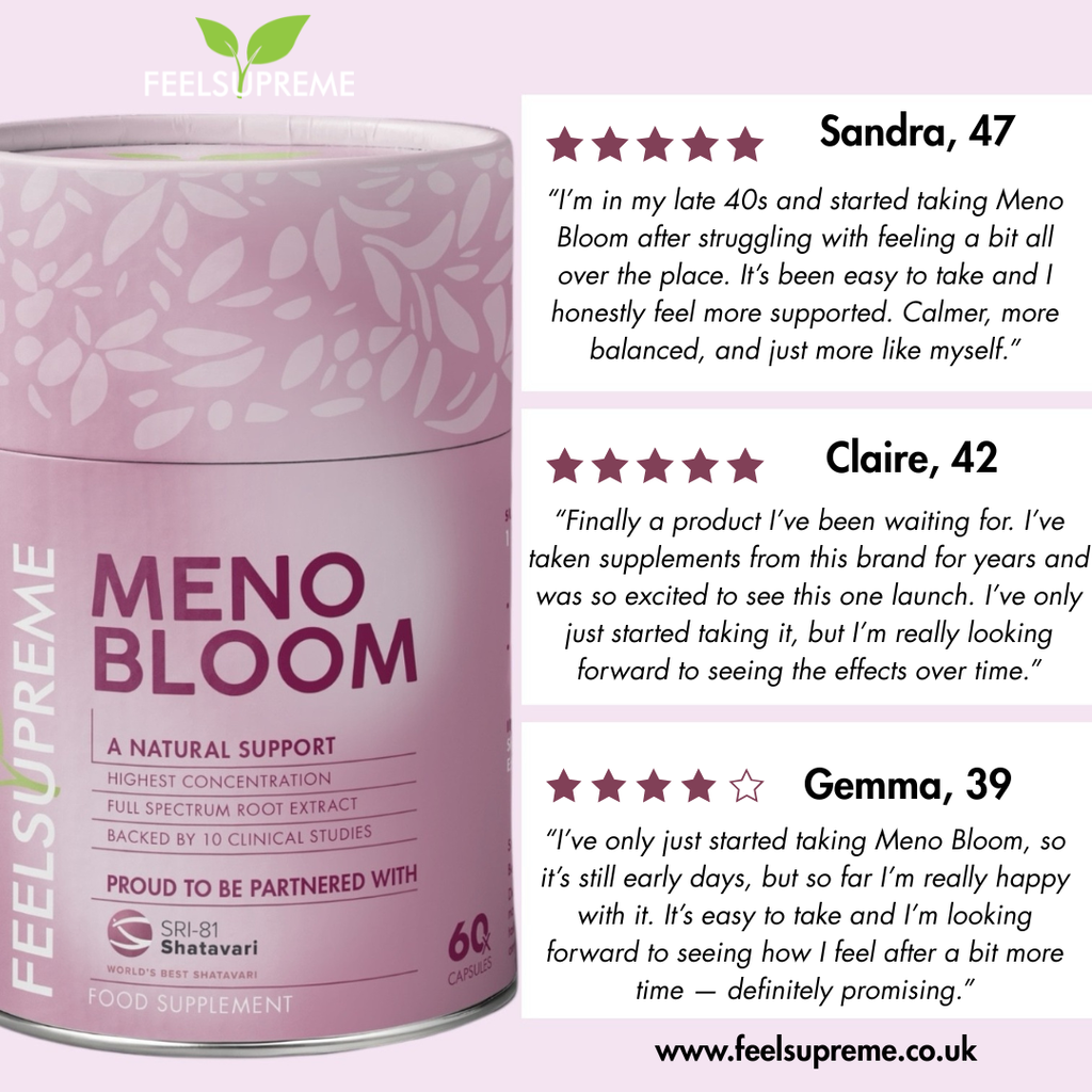 Meno Bloom - Menopause Support Supplement for Hormonal Balance