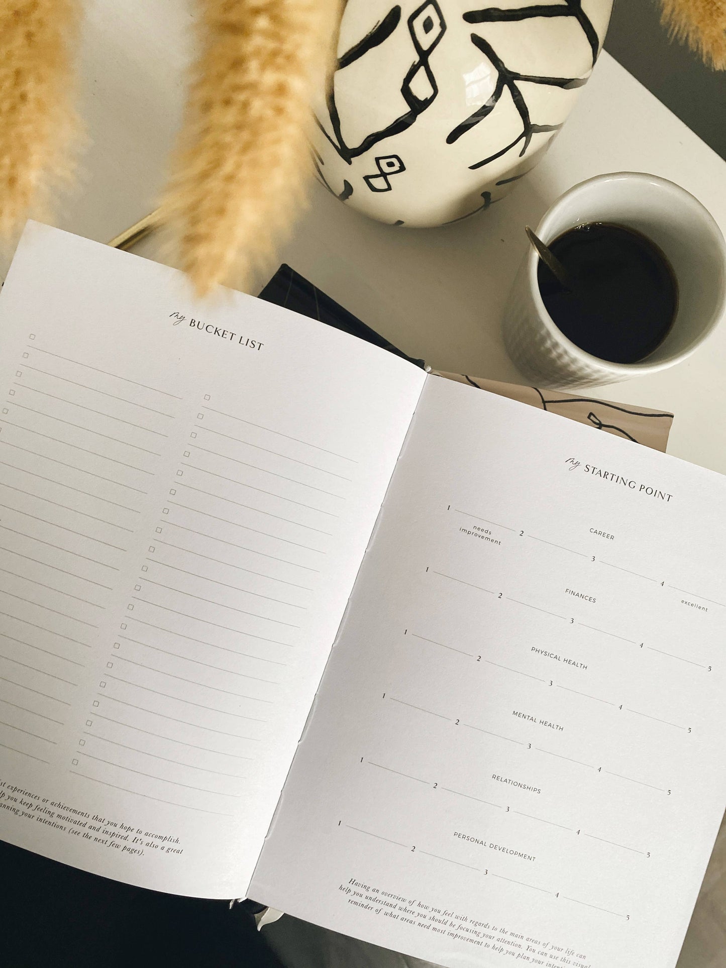 Body + Soul Journal (Solstice) gift for her, undated planner