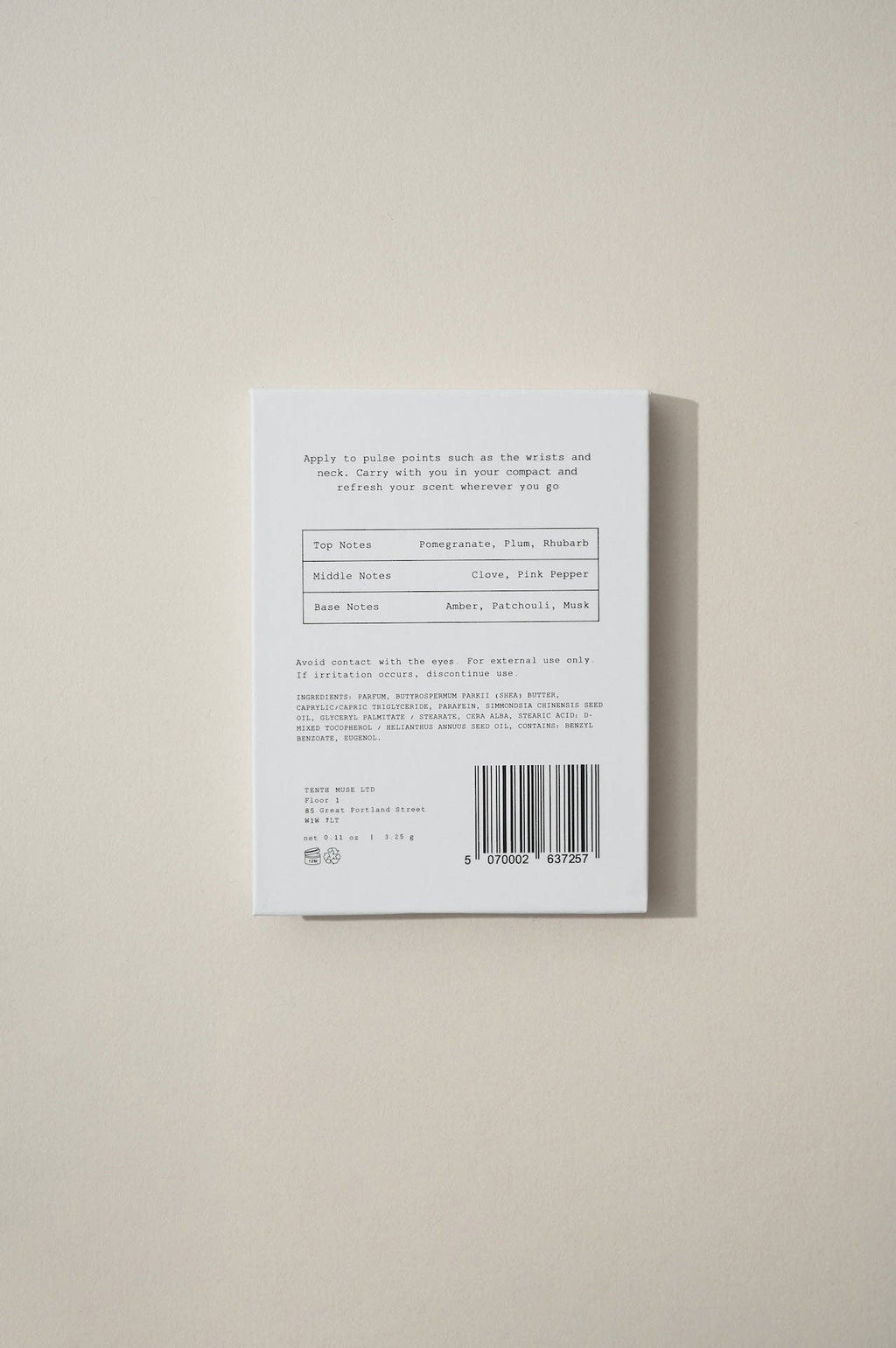 Italian Summer Solid Perfume Balm