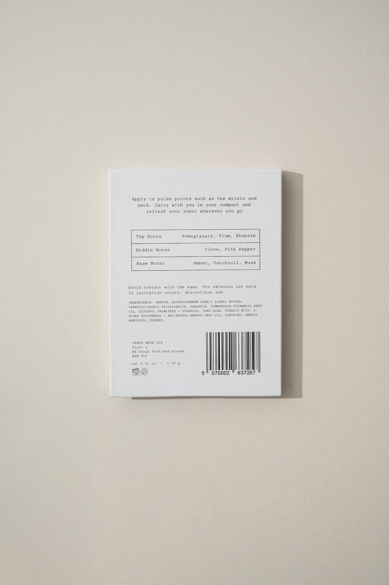 Italian Summer Solid Perfume Balm