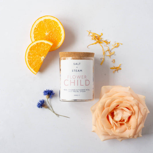 Flower Child - Rose & Orange Facial Steam 200g