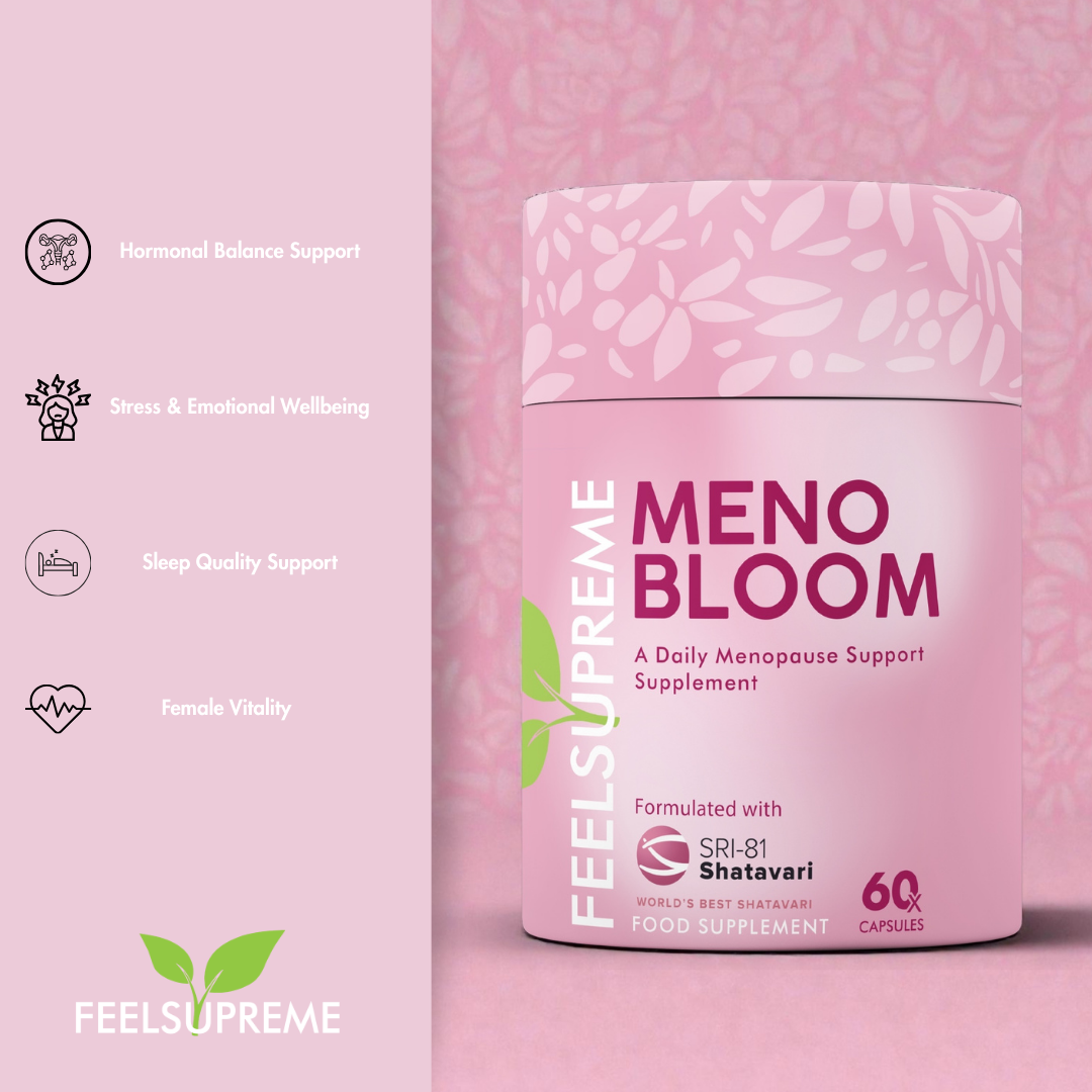 Meno Bloom - Menopause Support Supplement for Hormonal Balance