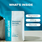 Magnesium Glycinate, 300mg Elemental Magnesium