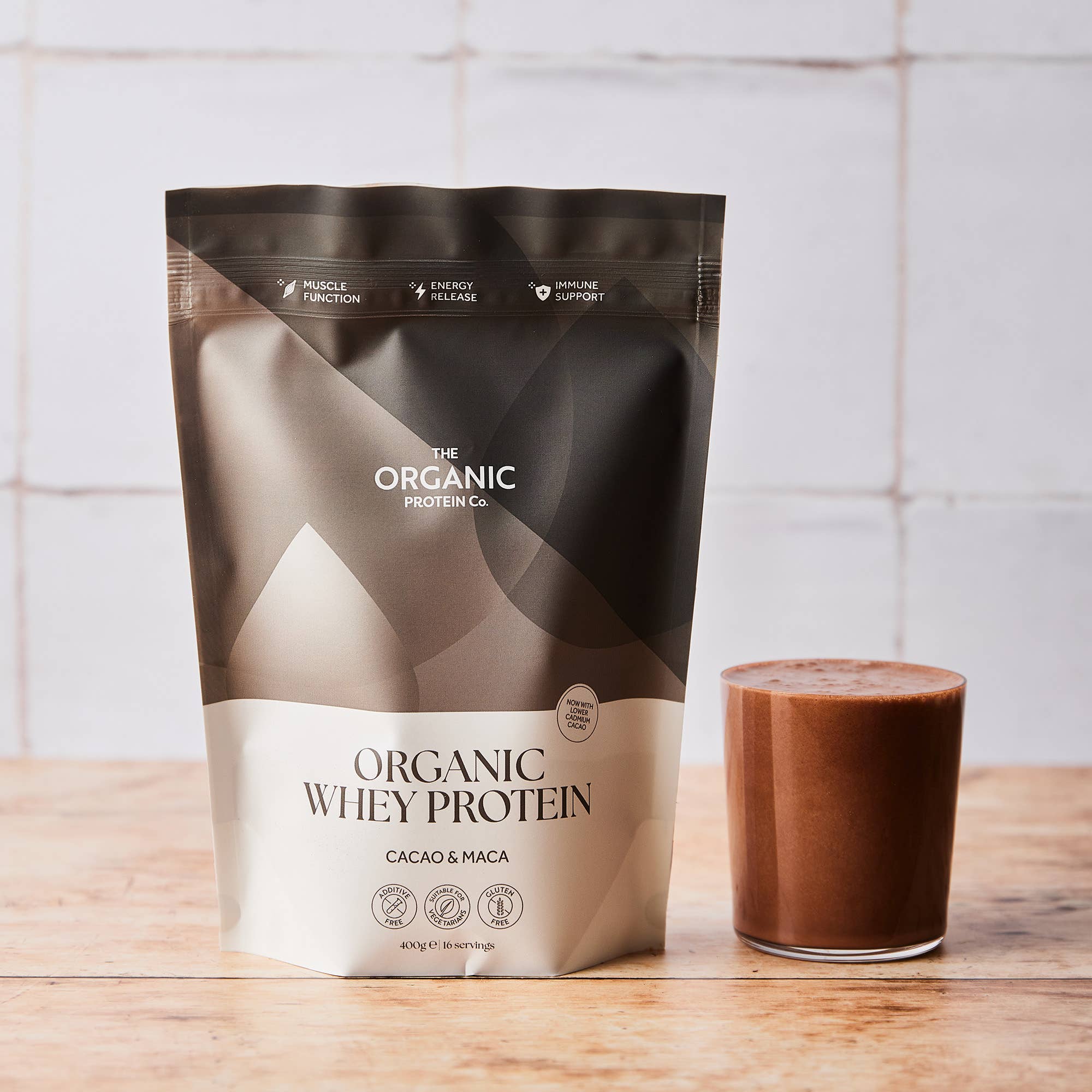 Organic Whey Protein - Cacao & Maca
