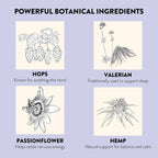 Natural Sleep Patches with Valerian, Hops, Passionflower