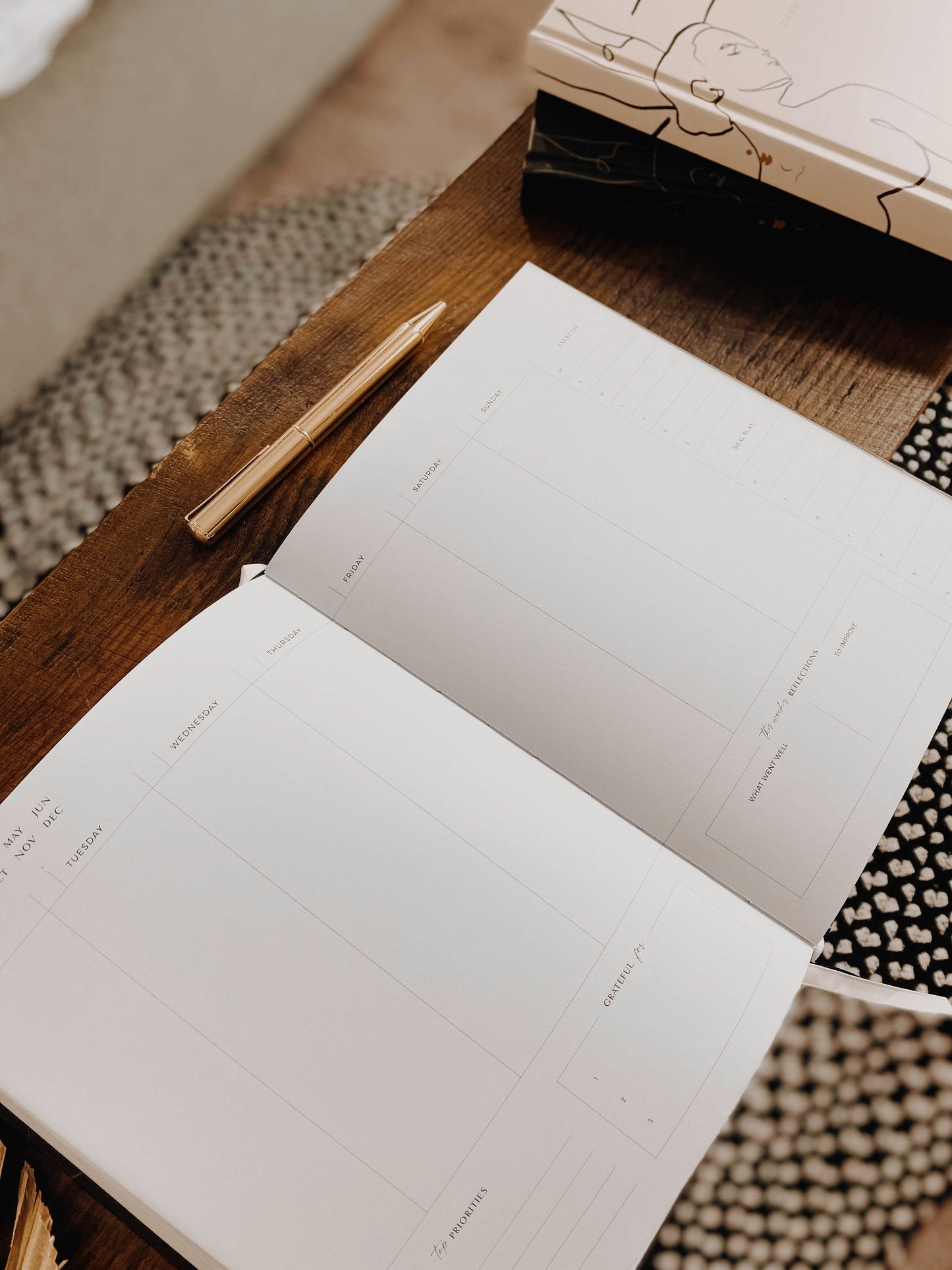 Body + Soul Journal (Solstice) gift for her, undated planner