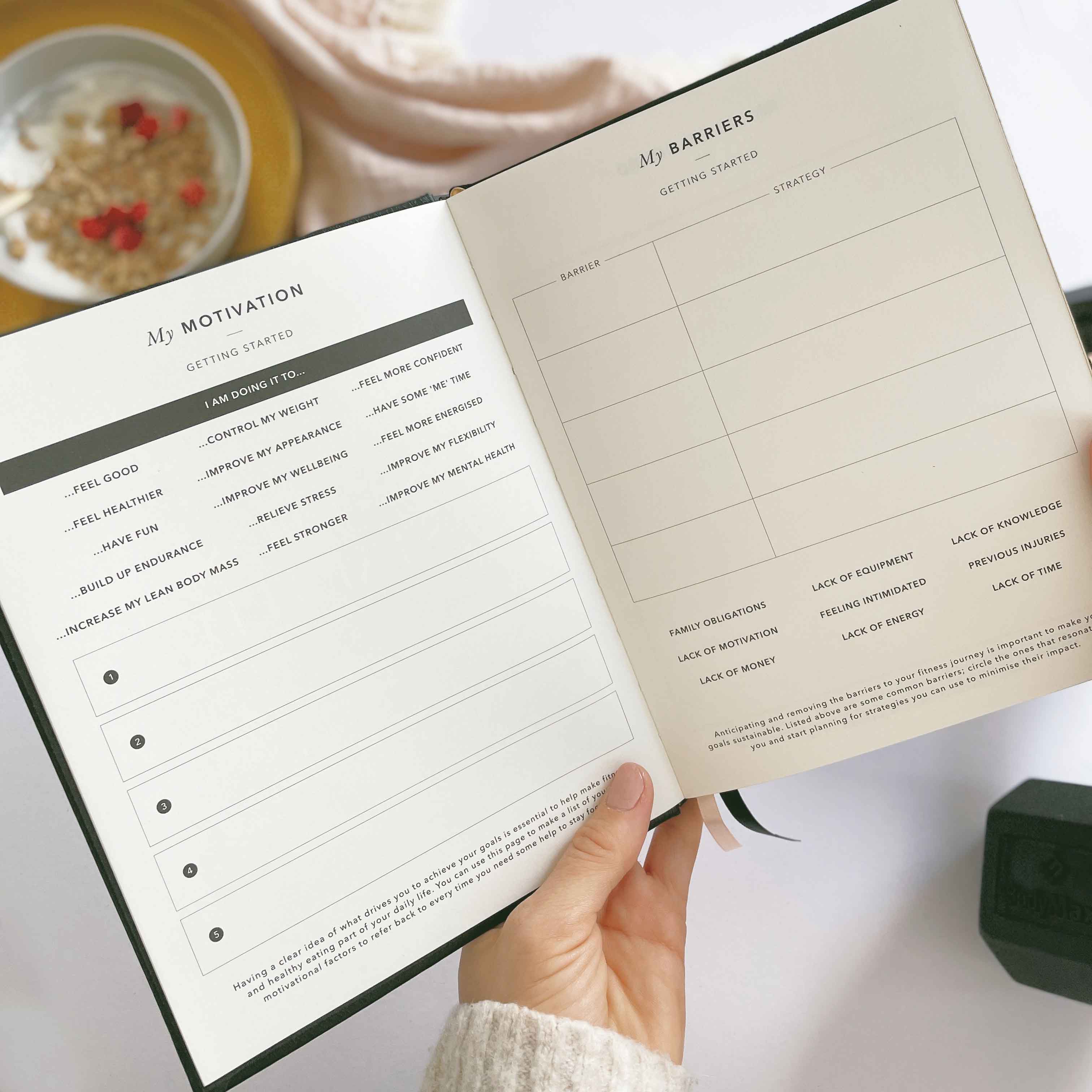 My Daily Fitness Planner -  Workout and Meal Planner - Curve