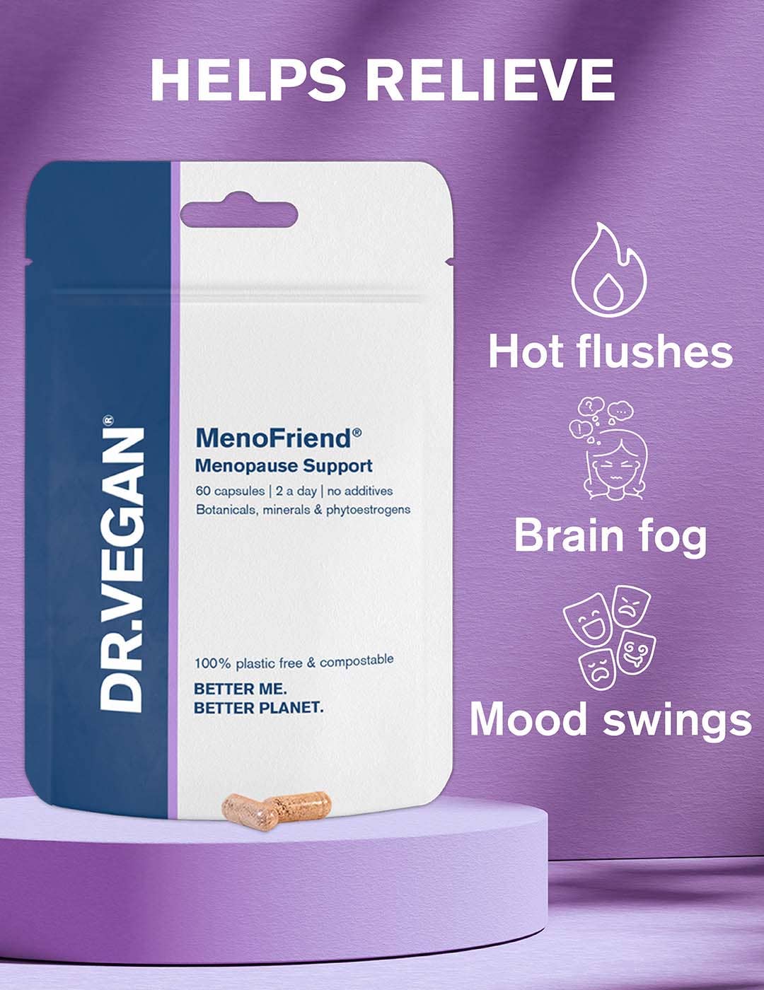 MenoFriend® - Menopause Relieves Symptoms - 60 Capsules