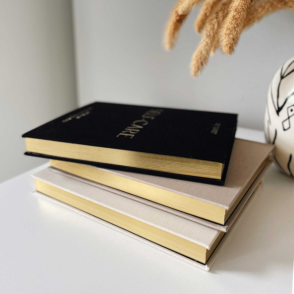 My Daily Self-Care - Gratitude& Reflection journal - Black