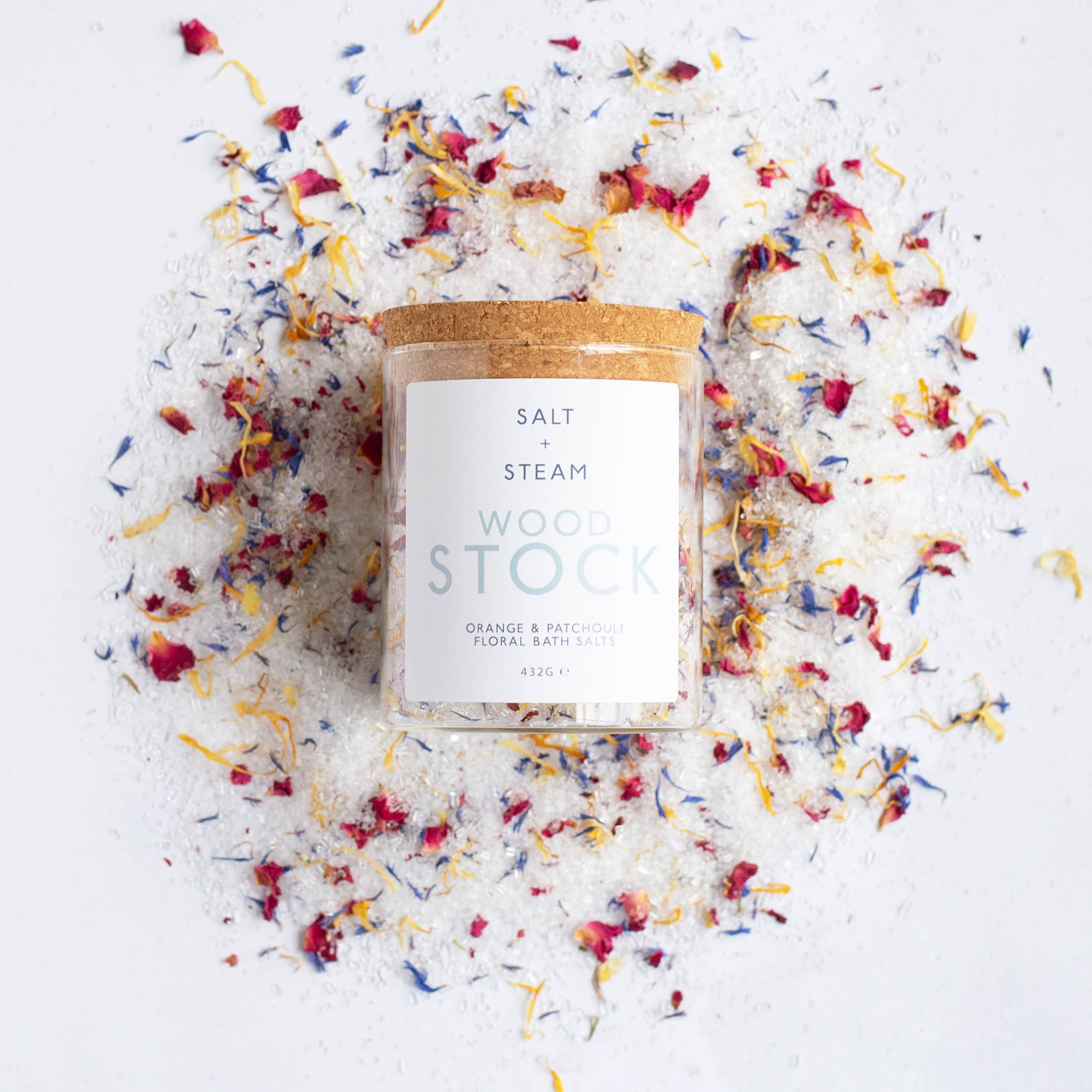 Woodstock Bath Salts - Orange, Patchouli & Petal - 432g