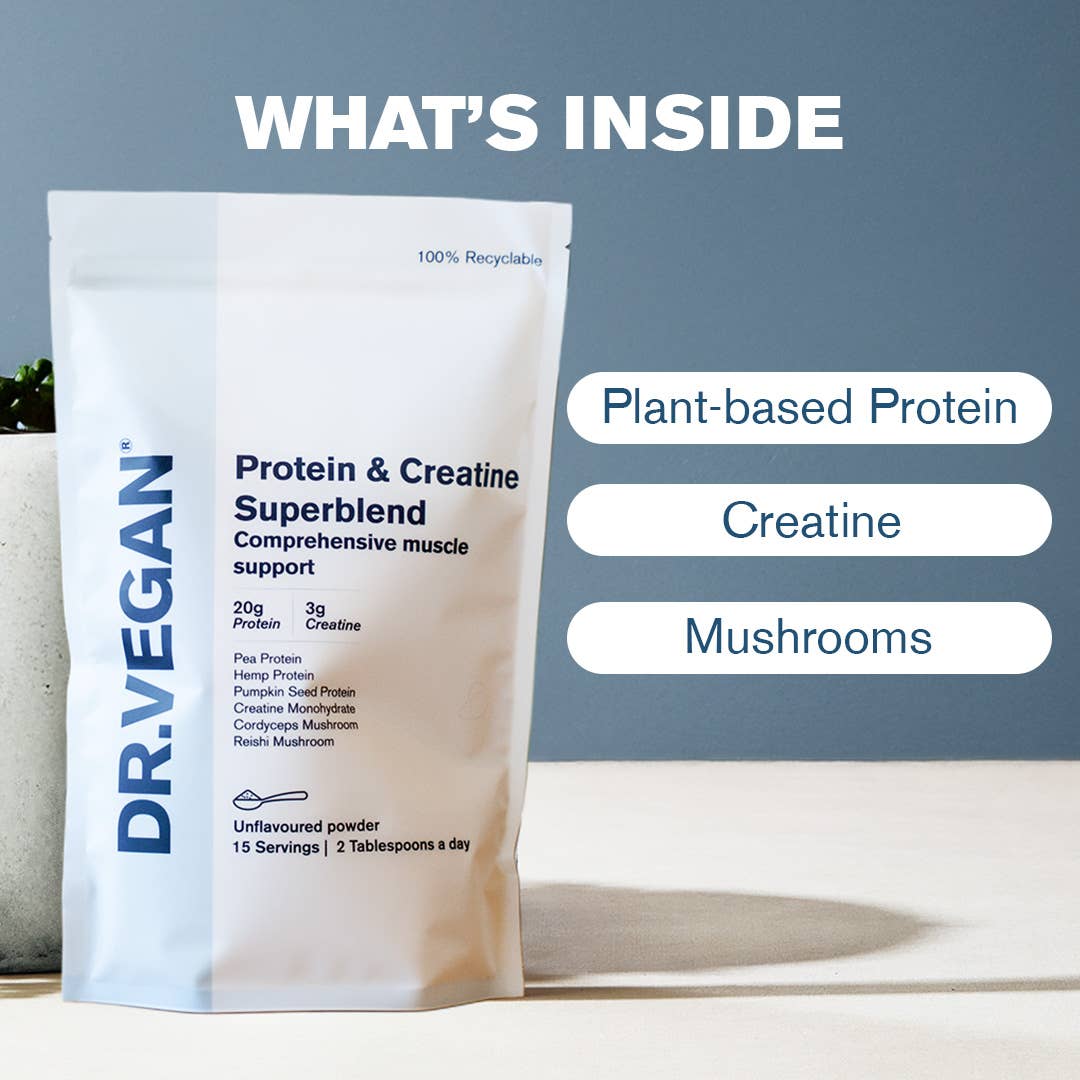 Protein & Creatine Superblend | 450g | Unflavoured