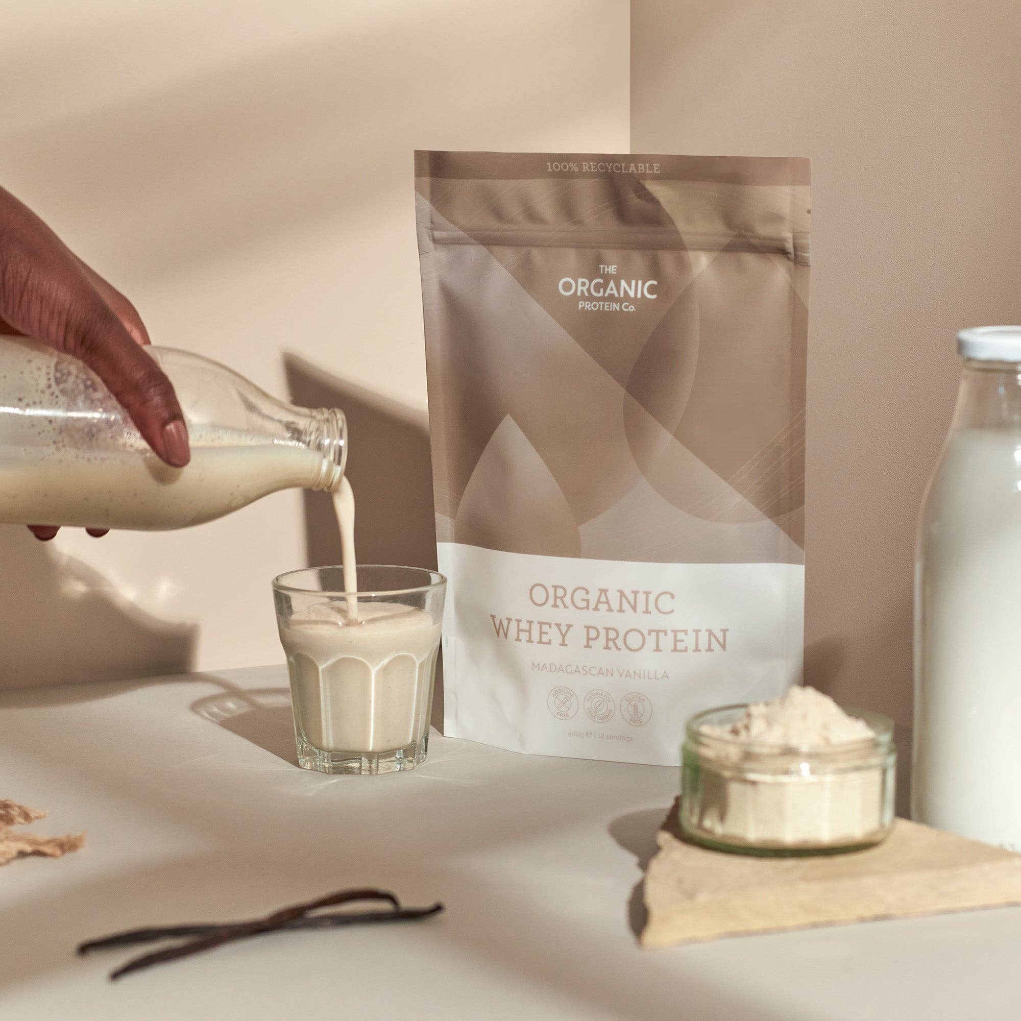 Organic Whey Protein - Madagascan Vanilla