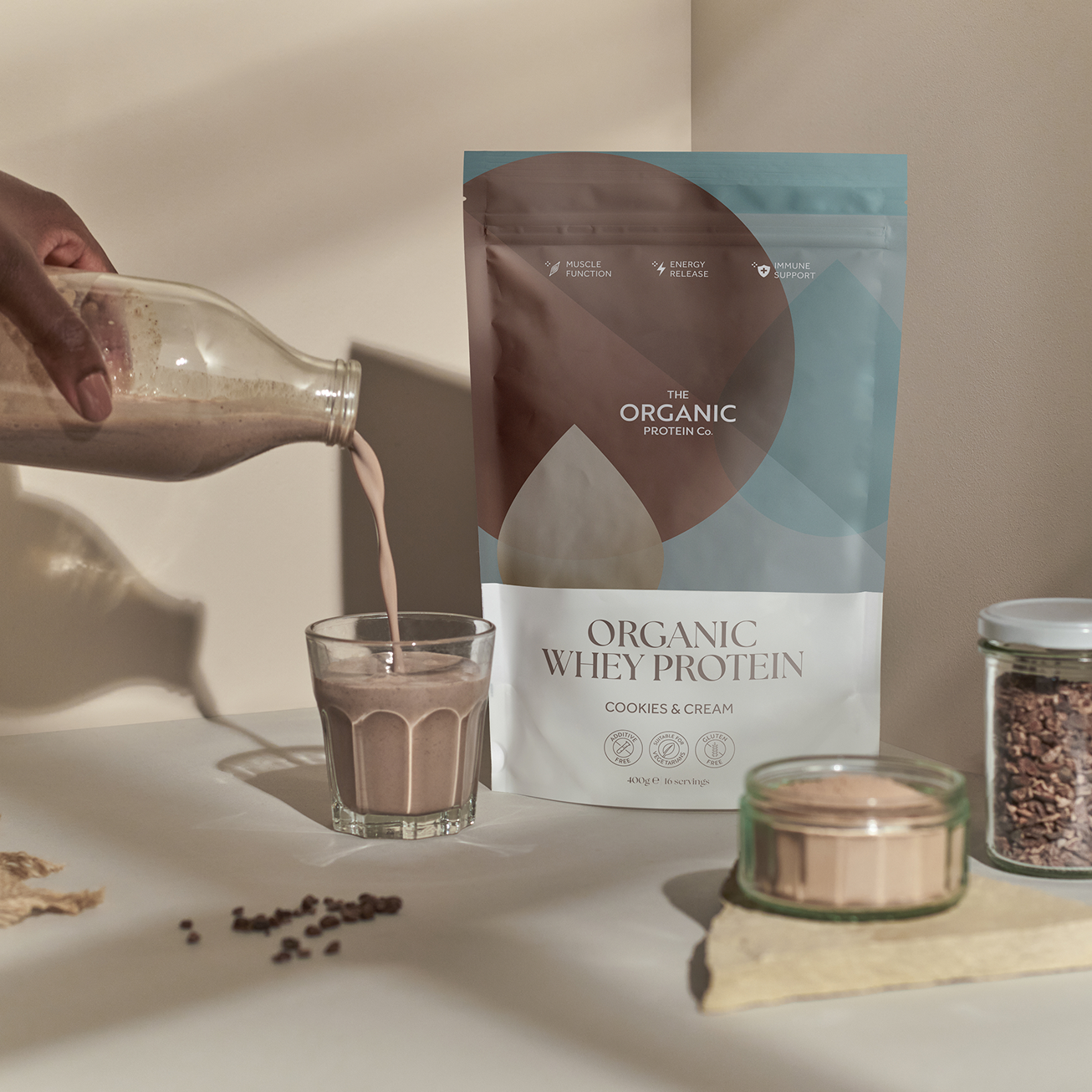 Organic Whey Protein - Cookies & Cream