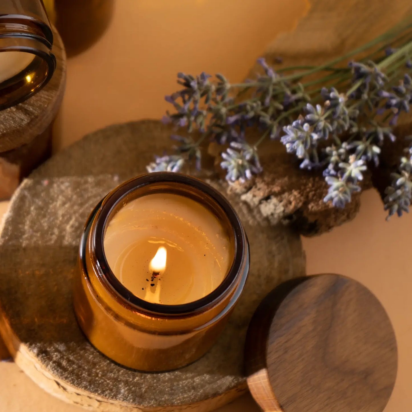 Pacific Movement soy wax Toffee Apple scented Candle
