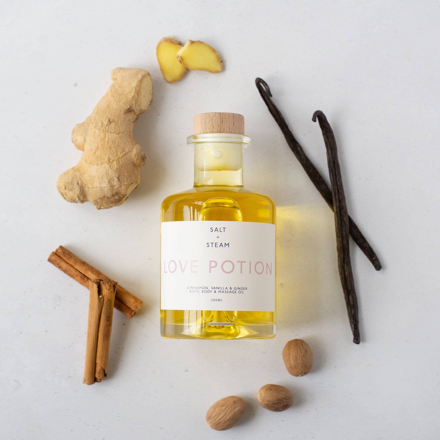 Love Potion - Spiced Bath, Body & Massage Oil 200ml