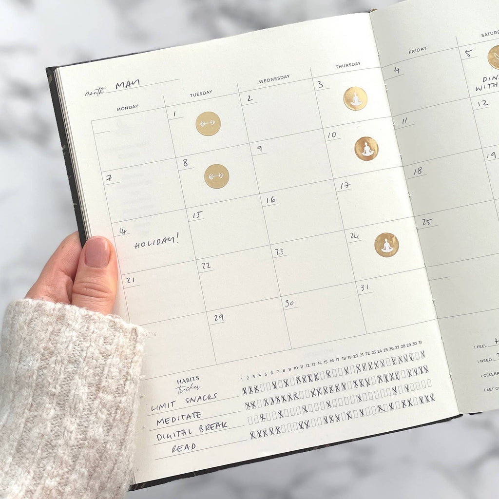 Body + Soul Journal (Solstice) Gift for Her - Undated Planner