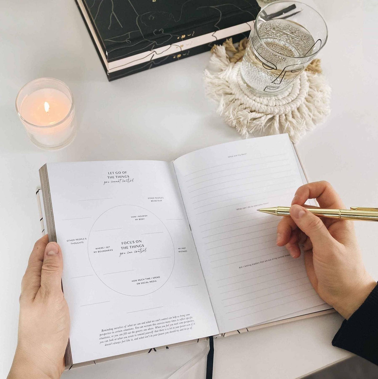 Body + Soul Journal (Solstice) gift for her, undated planner