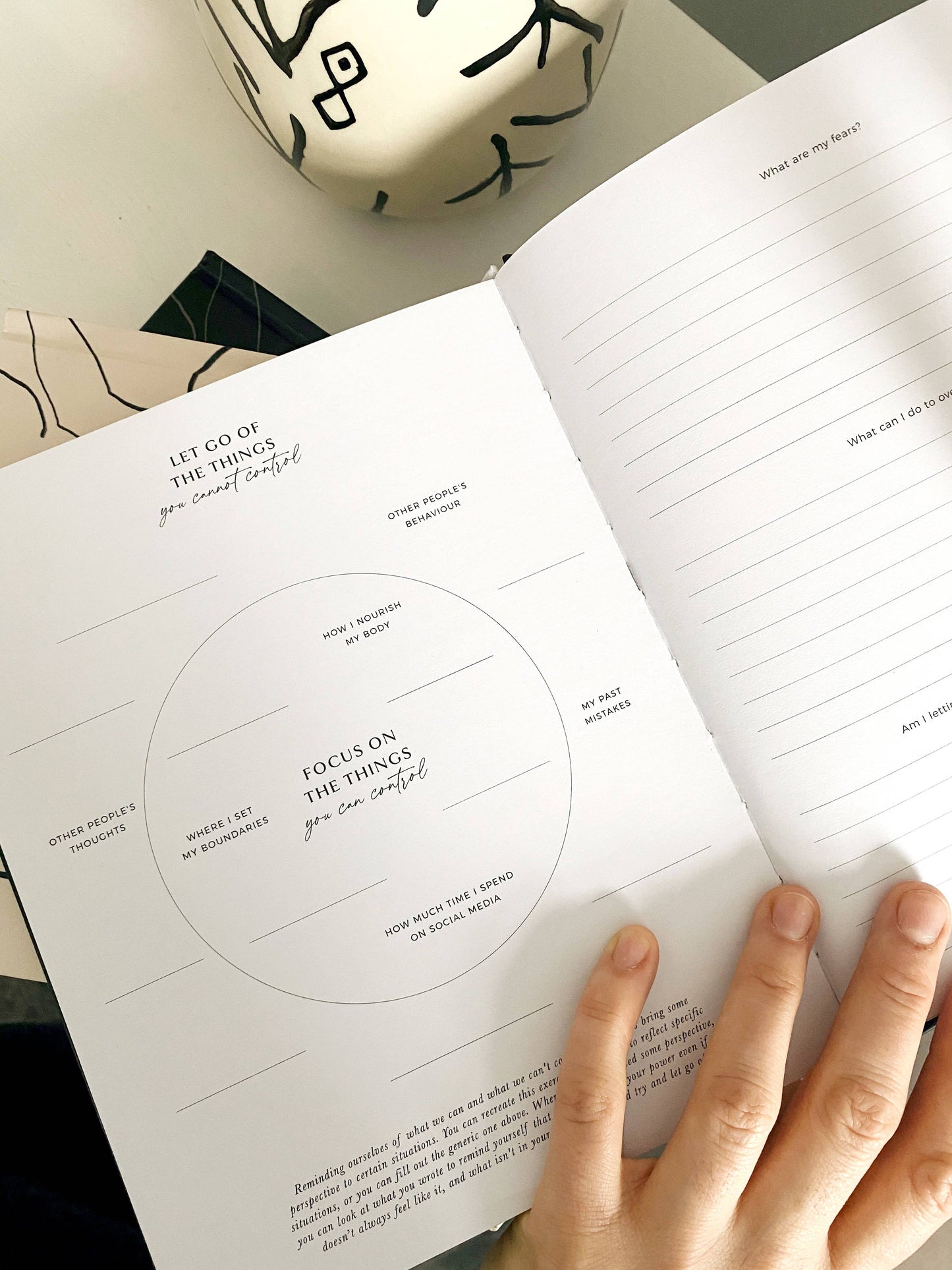 Body + Soul Journal (Solstice) gift for her, undated planner