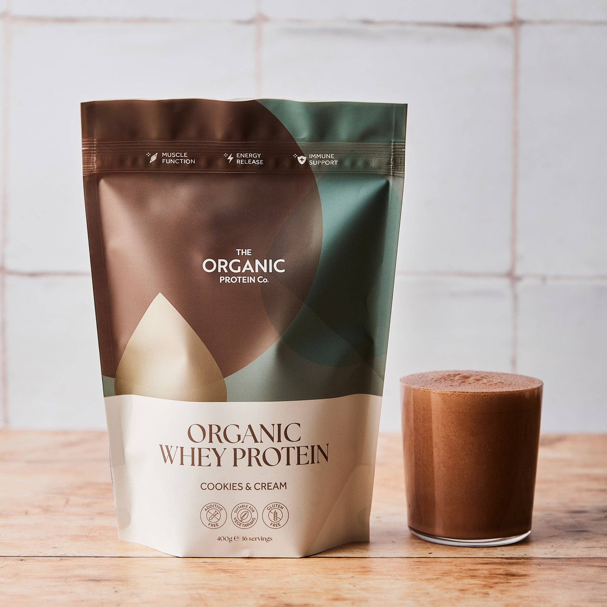 Organic Whey Protein - Cookies & Cream