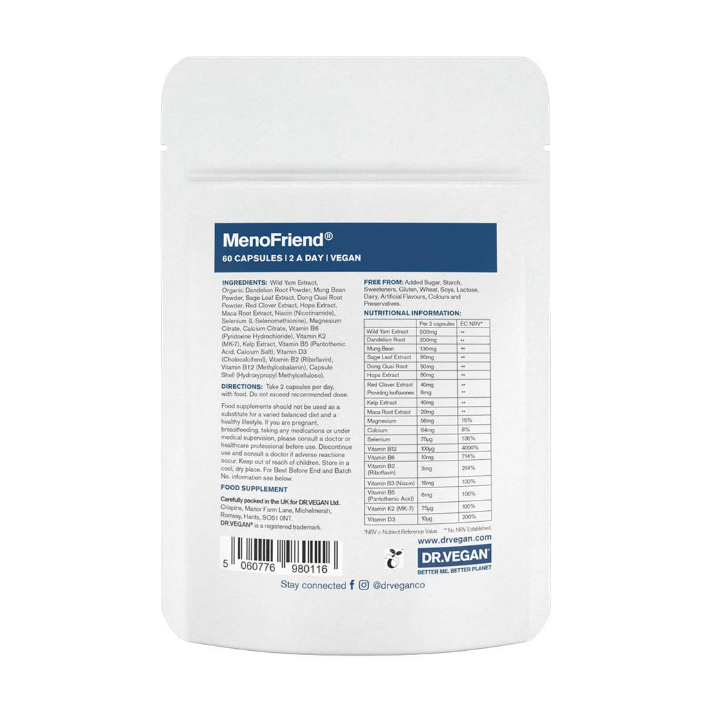 MenoFriend® - Menopause Relieves Symptoms - 60 Capsules