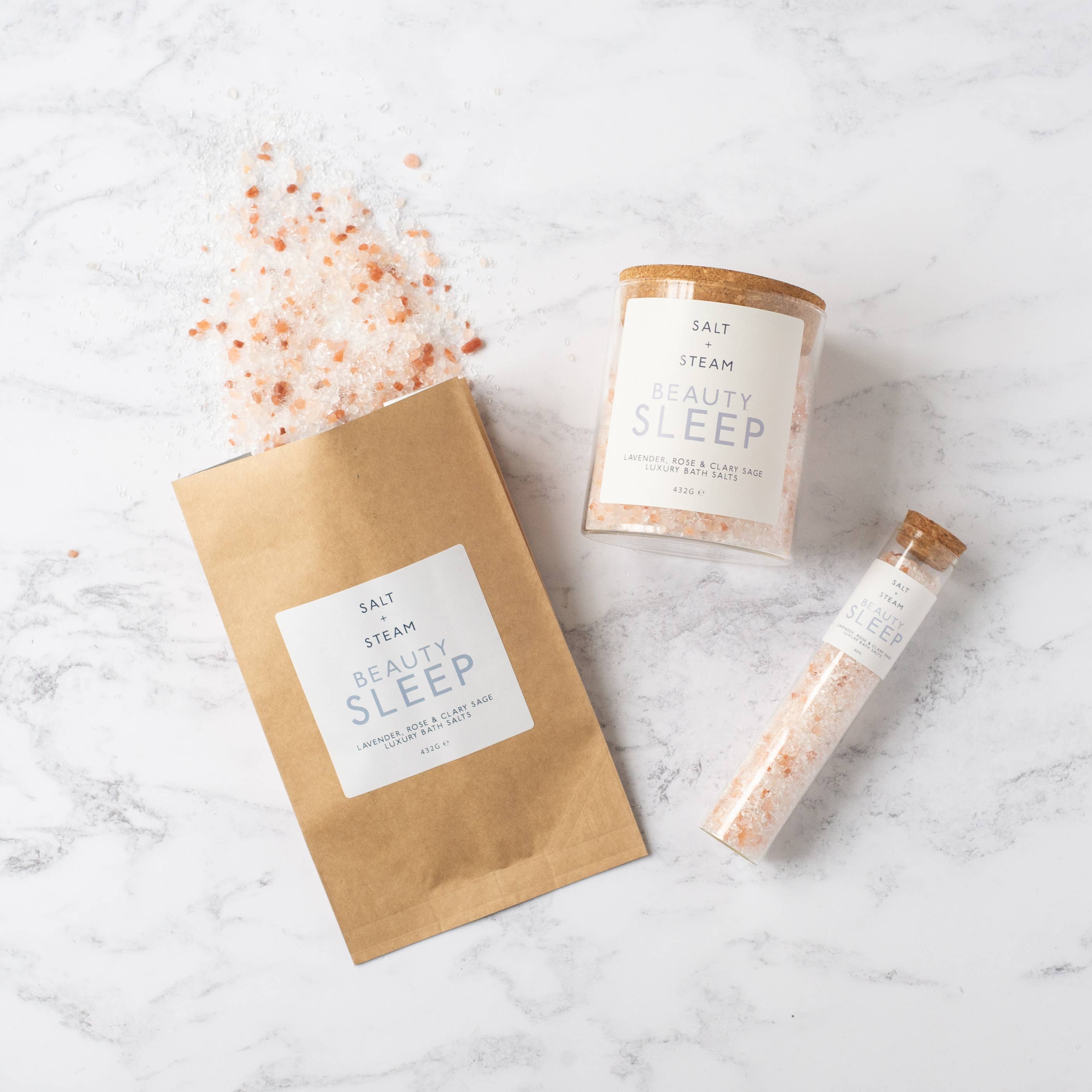 Beauty Sleep - Lavender & Rose Bath Salts - 432g