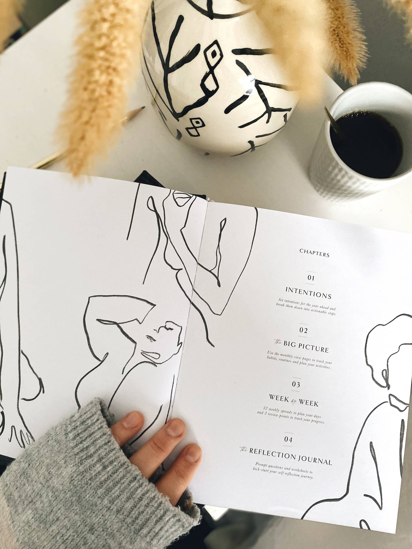 Body + Soul Journal (Solstice) gift for her, undated planner