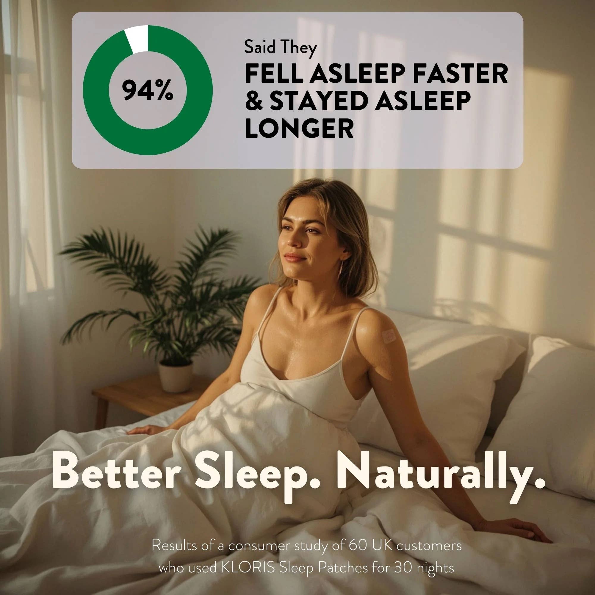 Natural Sleep Patches with Valerian, Hops, Passionflower