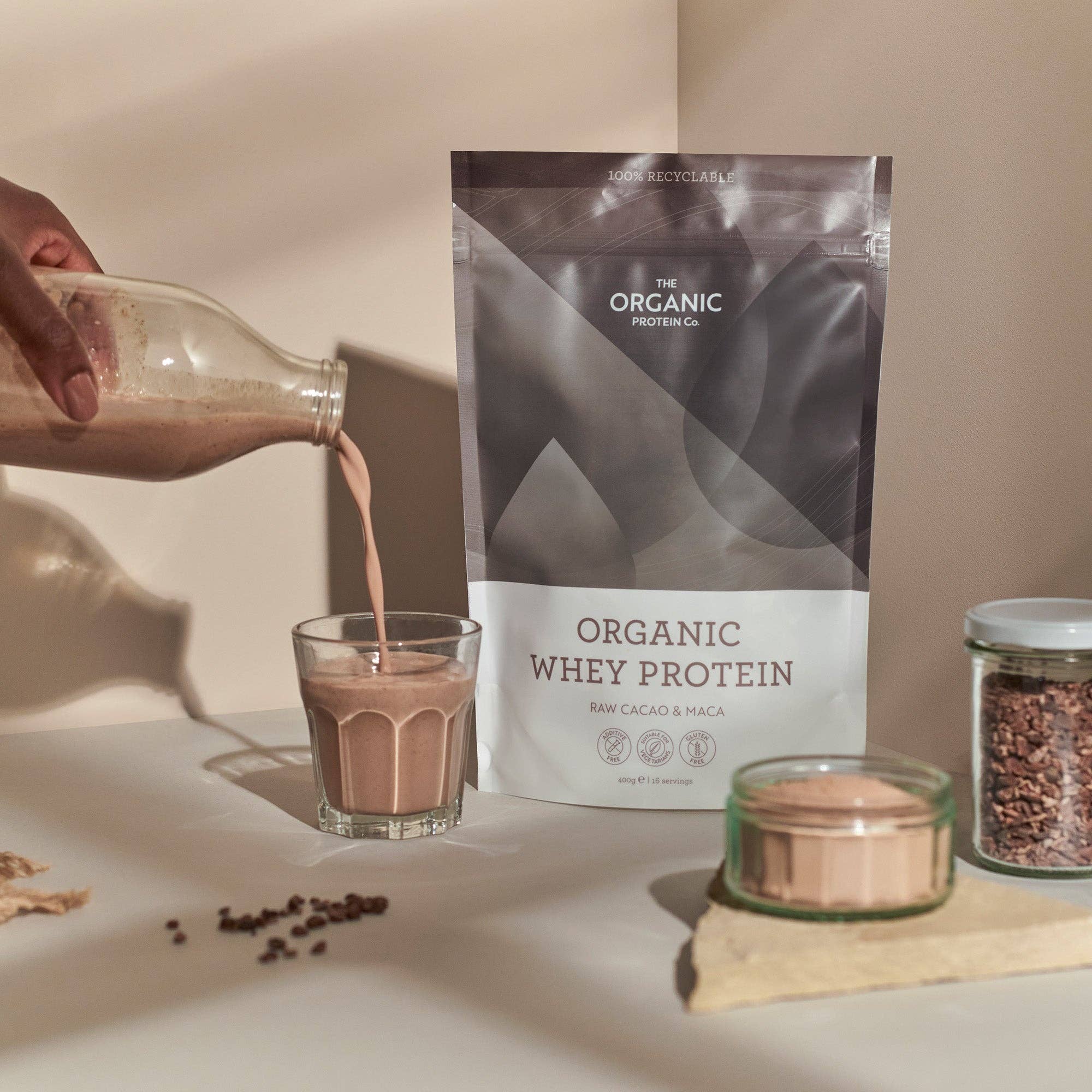 Organic Whey Protein - Cacao & Maca