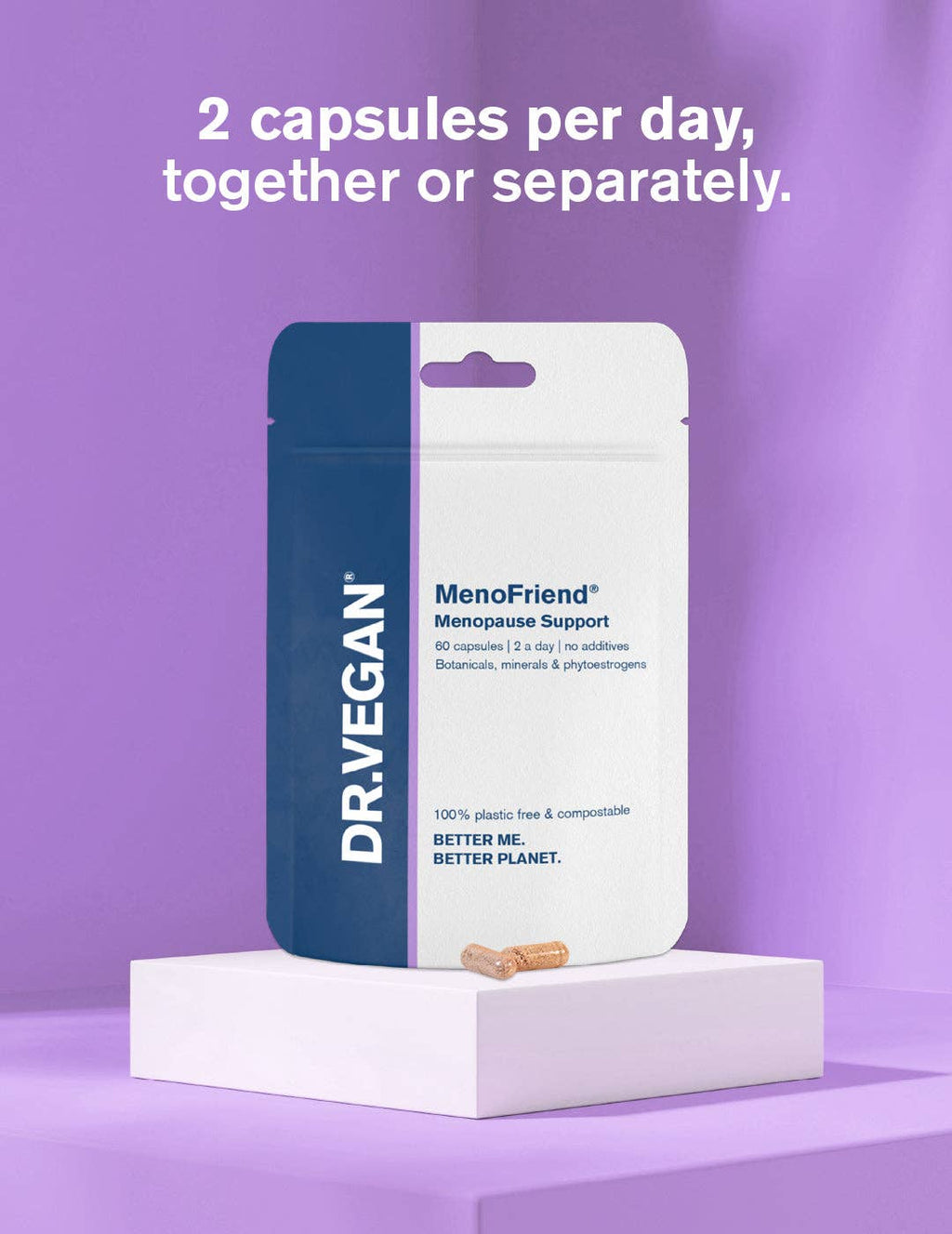 MenoFriend® - Menopause Relieves Symptoms - 60 Capsules